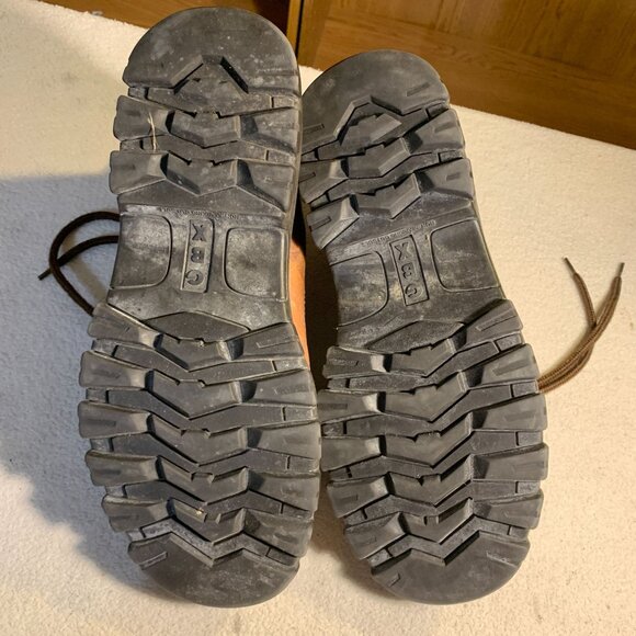 Vintage GBX Lug Sole Chunky Work Street Shoes Mens 11M Brown Leather - Picture 6 of 10